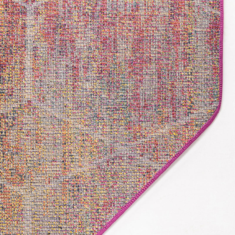 Lattice Garden Collection Area Rug - Arborville (Multi) Octagon Multi lifestyle 17