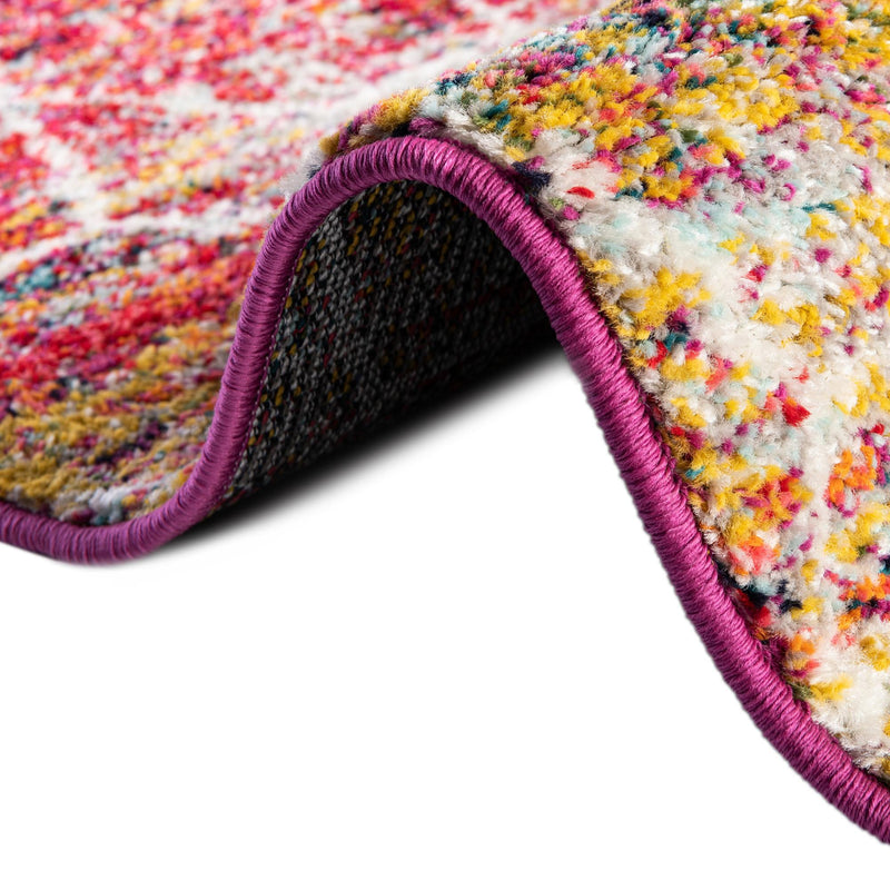 Lattice Garden Collection Area Rug - Arborville (Multi) Oval Multi lifestyle 16