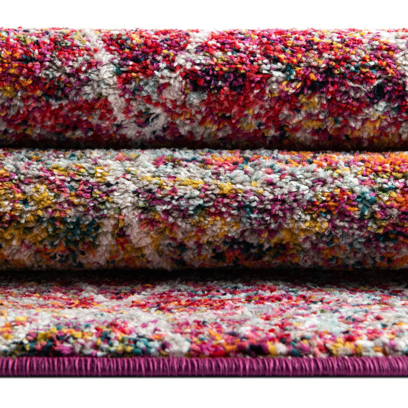 Lattice Garden Collection Area Rug - Arborville (Multi) Oval Multi lifestyle 22
