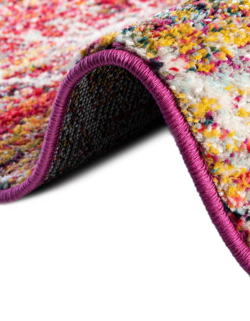Lattice Garden Collection Area Rug - Arborville (Multi) Oval Multi lifestyle 78