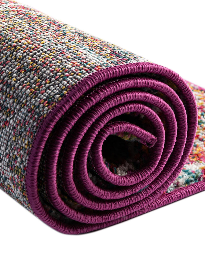 Lattice Garden Collection Area Rug - Arborville (Multi) Oval Multi lifestyle 80