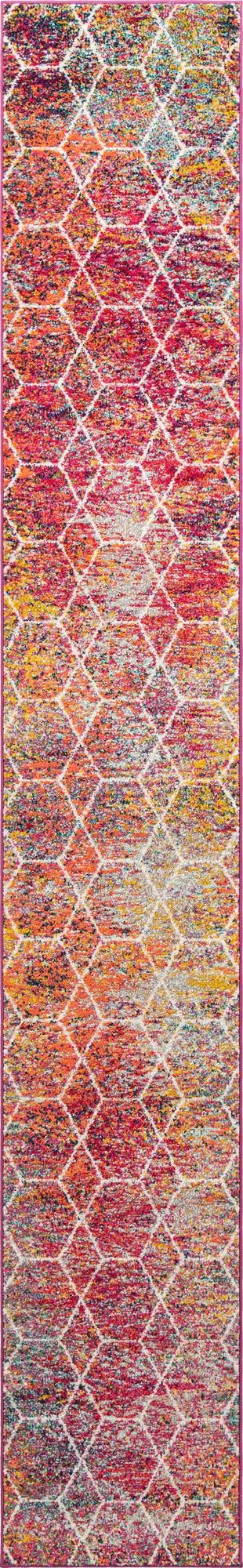 Lattice Garden Collection Area Rug - Arborville (Multi) Runner Multi Main
