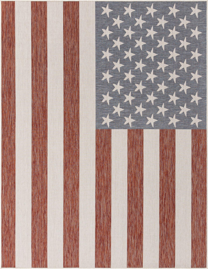 Urban Oasis Rugs Collection Area Rug - Boardwalk Rectangle Red Main
