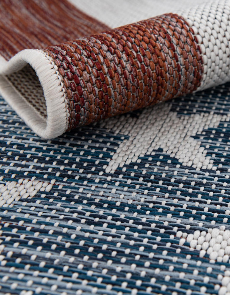 Urban Oasis Rugs Collection Area Rug - Boardwalk Square Red lifestyle 6