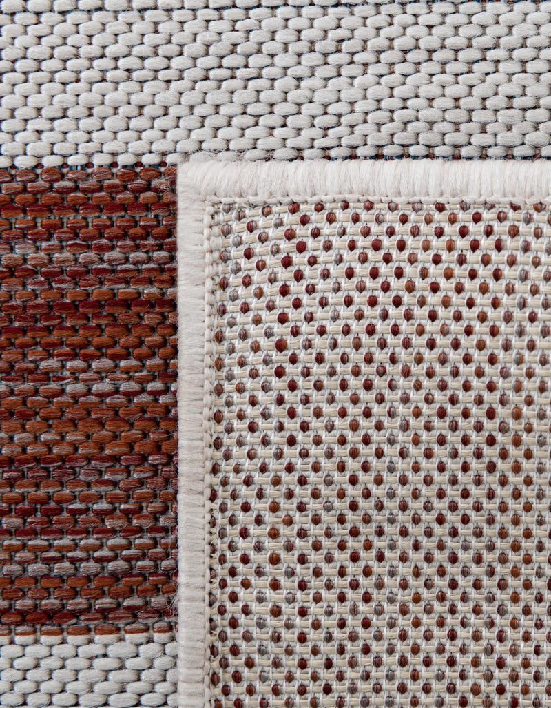Urban Oasis Rugs Collection Area Rug - Boardwalk Square Red lifestyle 14