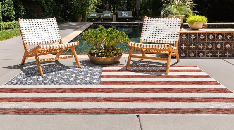 Urban Oasis Rugs Collection Area Rug - Boardwalk Rectangle Red lifestyle 6