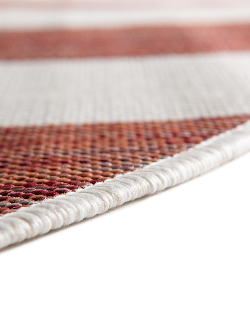 Urban Oasis Rugs Collection Area Rug - Boardwalk Oval Red lifestyle 11