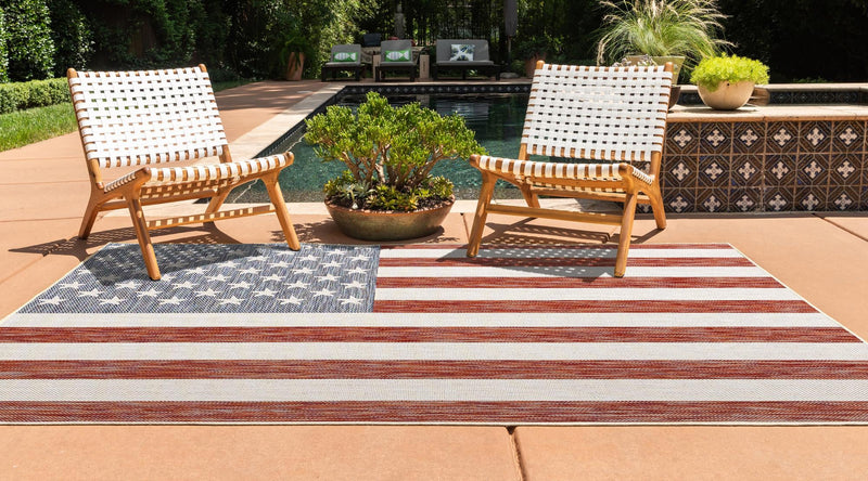 Urban Oasis Rugs Collection Area Rug - Boardwalk Rectangle Red lifestyle 5