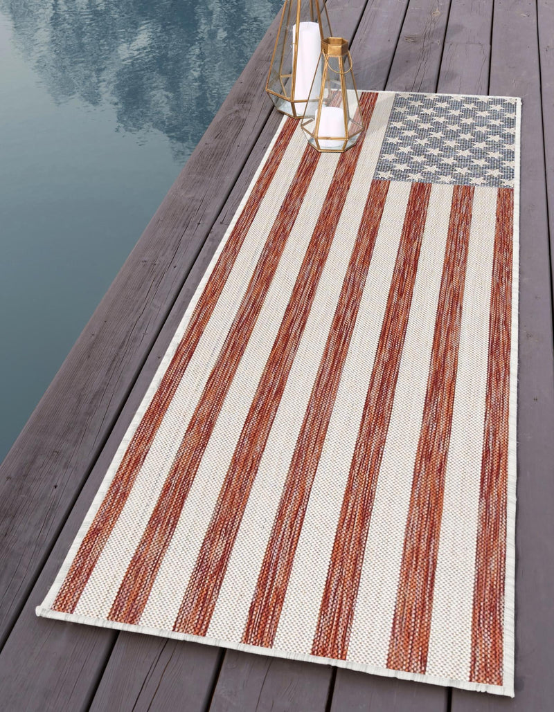 Urban Oasis Rugs Collection Area Rug - Boardwalk Runner Red lifestyle 0