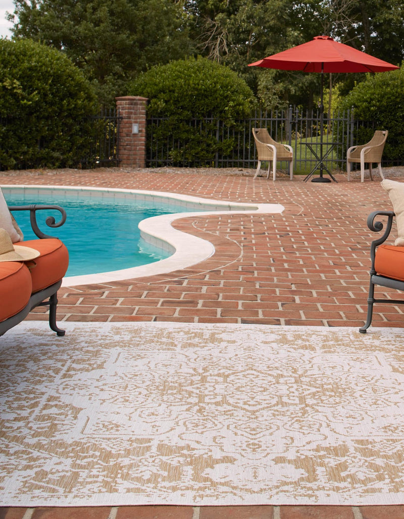 Urban Oasis Rugs Collection Area Rug - Penthouse (Beige) Square Beige lifestyle 2