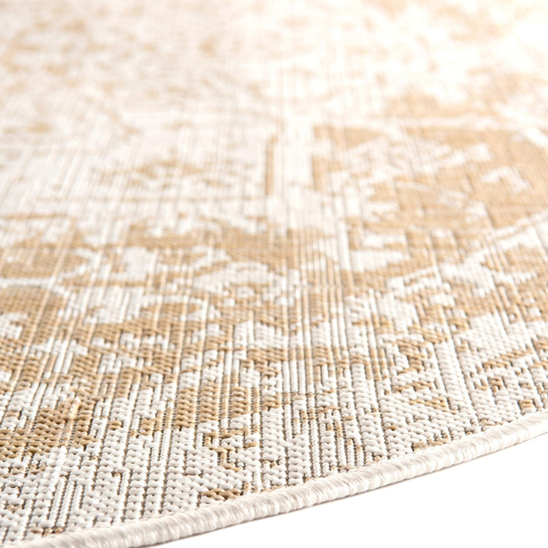 Urban Oasis Rugs Collection Area Rug - Penthouse (Beige) Round Beige lifestyle 14