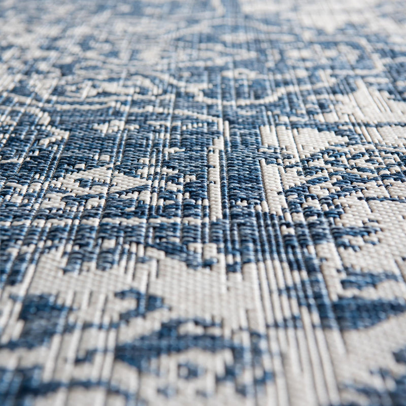 Urban Oasis Rugs Collection Area Rug - Penthouse (Blue) Round Blue lifestyle 10