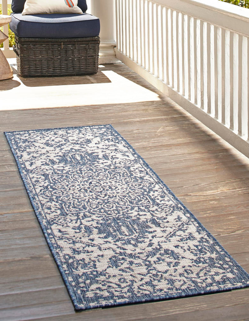 Urban Oasis Rugs Collection Area Rug - Penthouse (Blue) Runner Blue lifestyle 0
