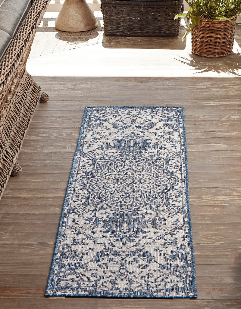 Urban Oasis Rugs Collection Area Rug - Penthouse (Blue) Runner Blue lifestyle 4