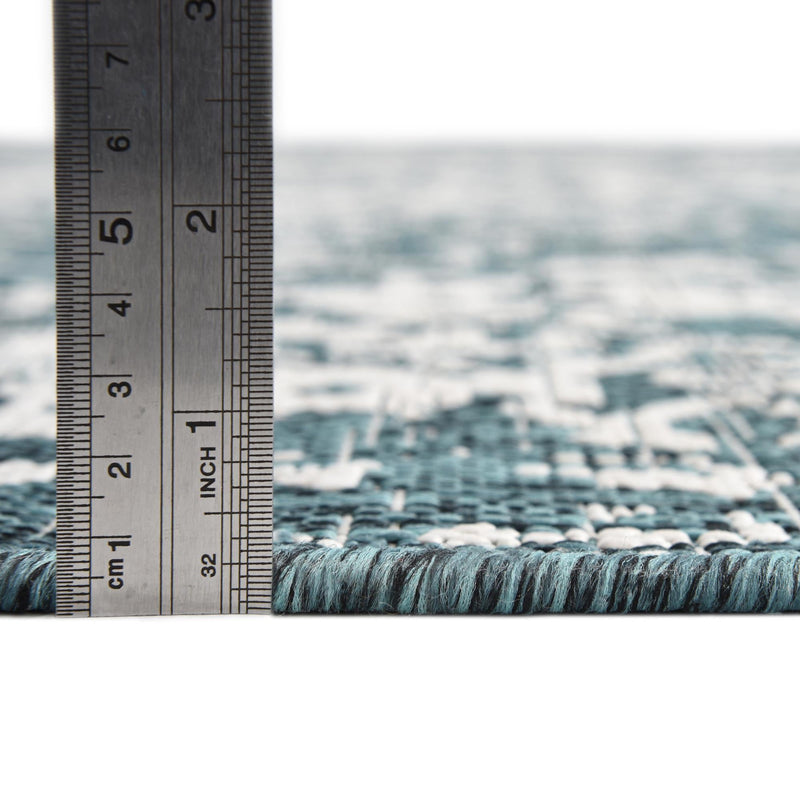 Urban Oasis Rugs Collection Area Rug - Penthouse (Teal) Runner Teal lifestyle 4