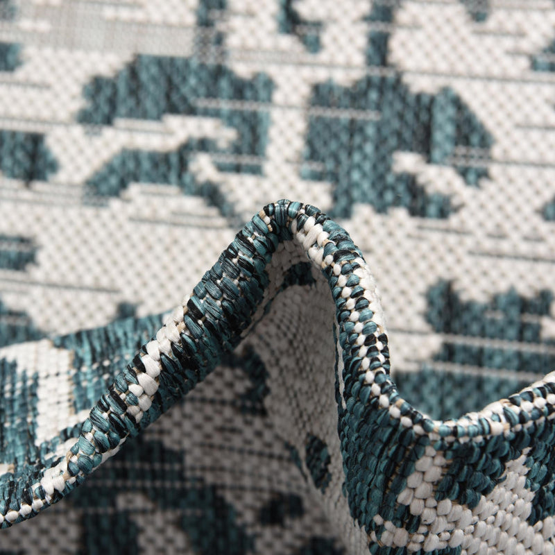 Urban Oasis Rugs Collection Area Rug - Penthouse (Teal) Runner Teal lifestyle 10