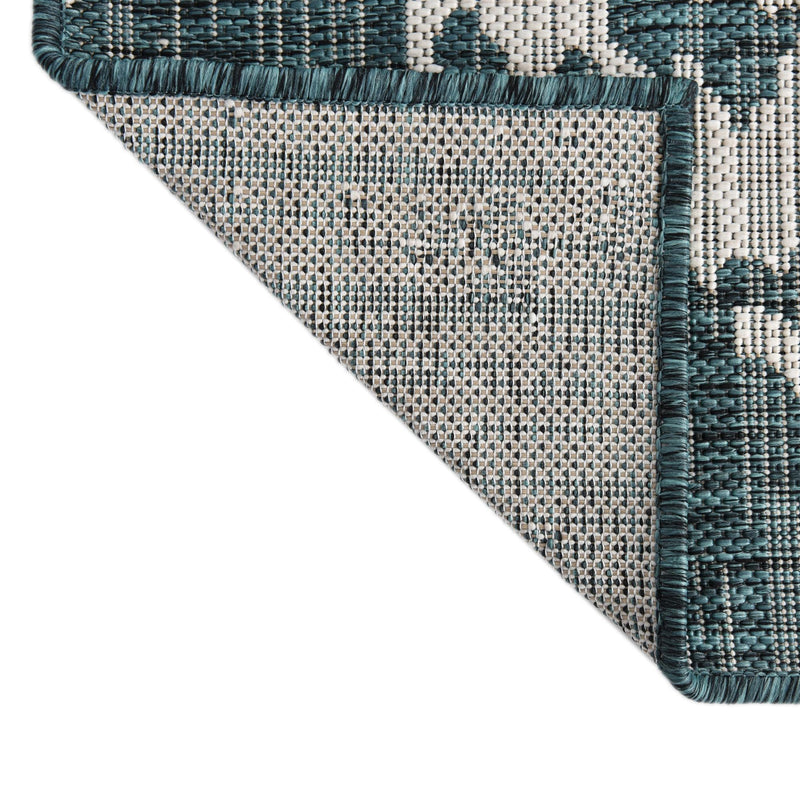 Urban Oasis Rugs Collection Area Rug - Penthouse (Teal) Runner Teal lifestyle 11