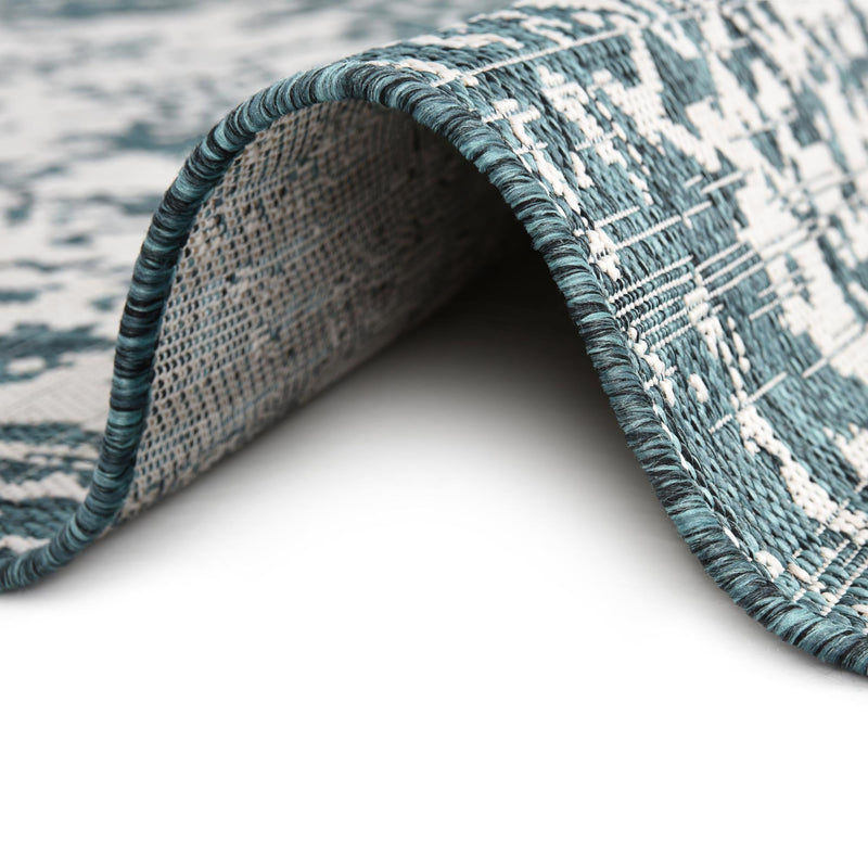 Urban Oasis Rugs Collection Area Rug - Penthouse (Teal) Runner Teal lifestyle 12