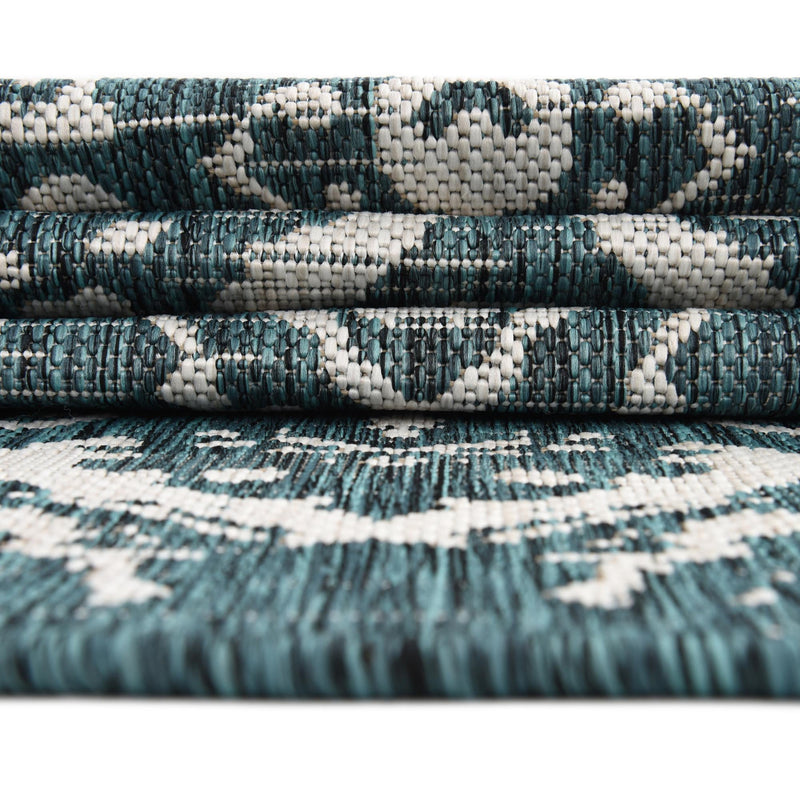 Urban Oasis Rugs Collection Area Rug - Penthouse (Teal) Runner Teal lifestyle 16