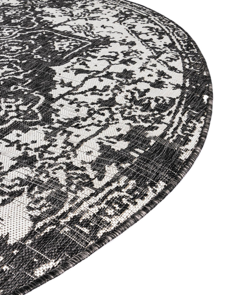 Urban Oasis Rugs Collection Area Rug - Penthouse (Charcoal Gray) Oval Charcoal Gray lifestyle 24