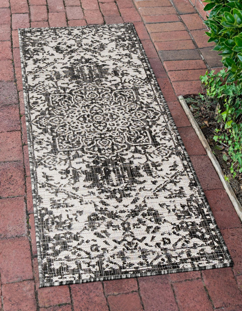 Urban Oasis Rugs Collection Area Rug - Penthouse (Charcoal Gray) Runner Charcoal Gray lifestyle 0