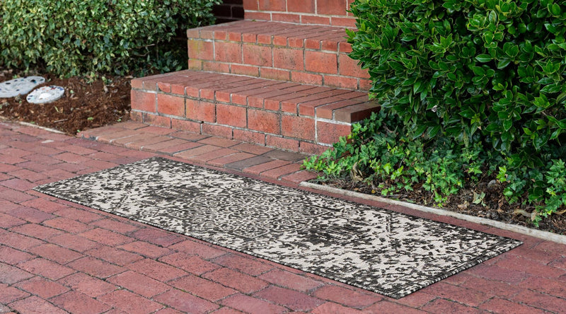 Urban Oasis Rugs Collection Area Rug - Penthouse (Charcoal Gray) Runner Charcoal Gray lifestyle 2