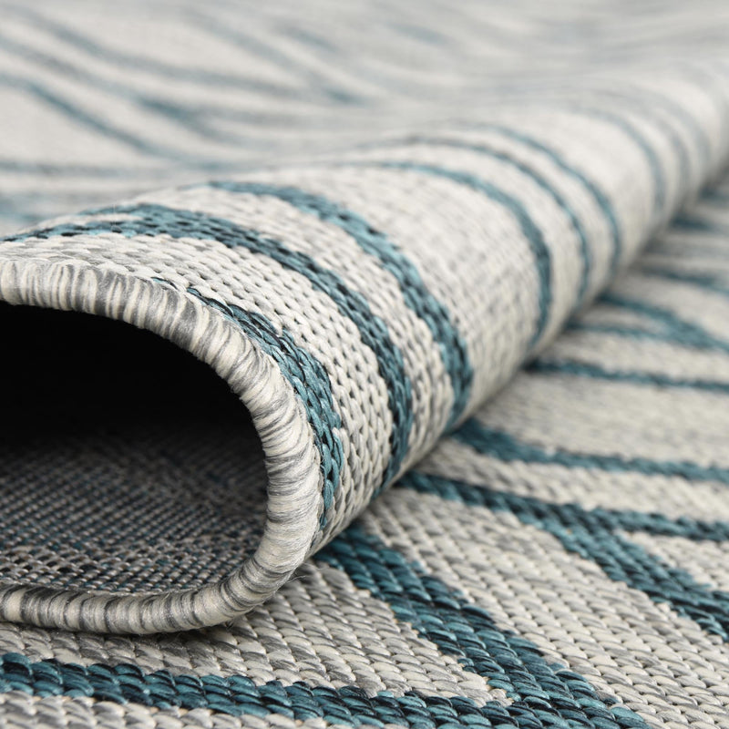 Urban Oasis Rugs Collection Area Rug - Boulevard (Gray Teal) Rectangle Gray Teal lifestyle 6
