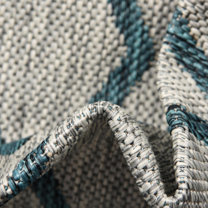 Urban Oasis Rugs Collection Area Rug - Boulevard (Gray Teal) Rectangle Gray Teal lifestyle 10