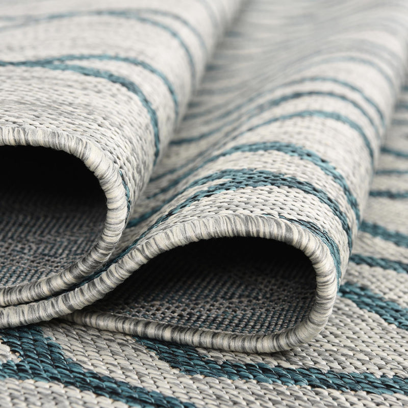 Urban Oasis Rugs Collection Area Rug - Boulevard (Gray Teal) Rectangle Gray Teal lifestyle 15