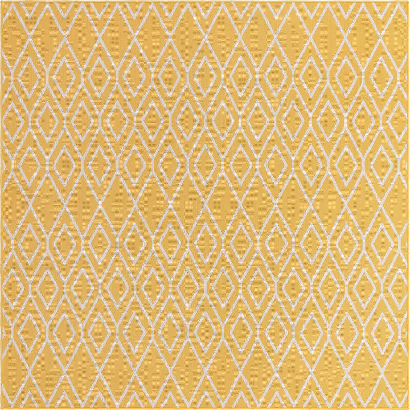 Urban Oasis Rugs Collection Area Rug - Boulevard (Yellow Ivory) Square Yellow Ivory Main