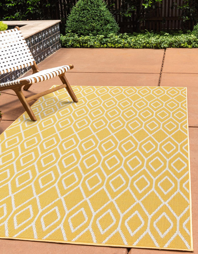Urban Oasis Rugs Collection Area Rug - Boulevard (Yellow Ivory) Rectangle Yellow Ivory lifestyle 0