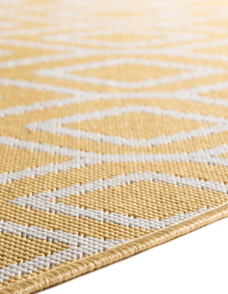 Urban Oasis Rugs Collection Area Rug - Boulevard (Yellow Ivory) Oval Yellow Ivory lifestyle 9