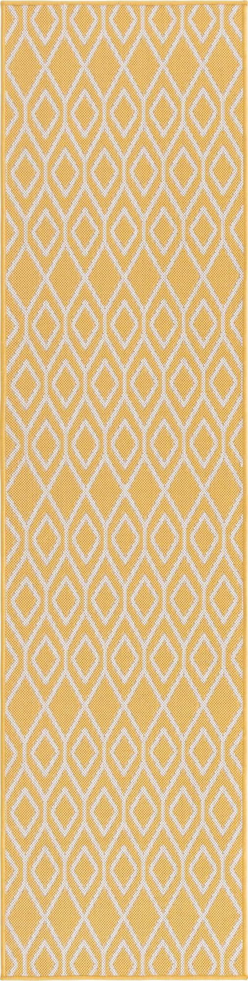 Urban Oasis Rugs Collection Area Rug - Boulevard (Yellow Ivory) Runner Yellow Ivory Main