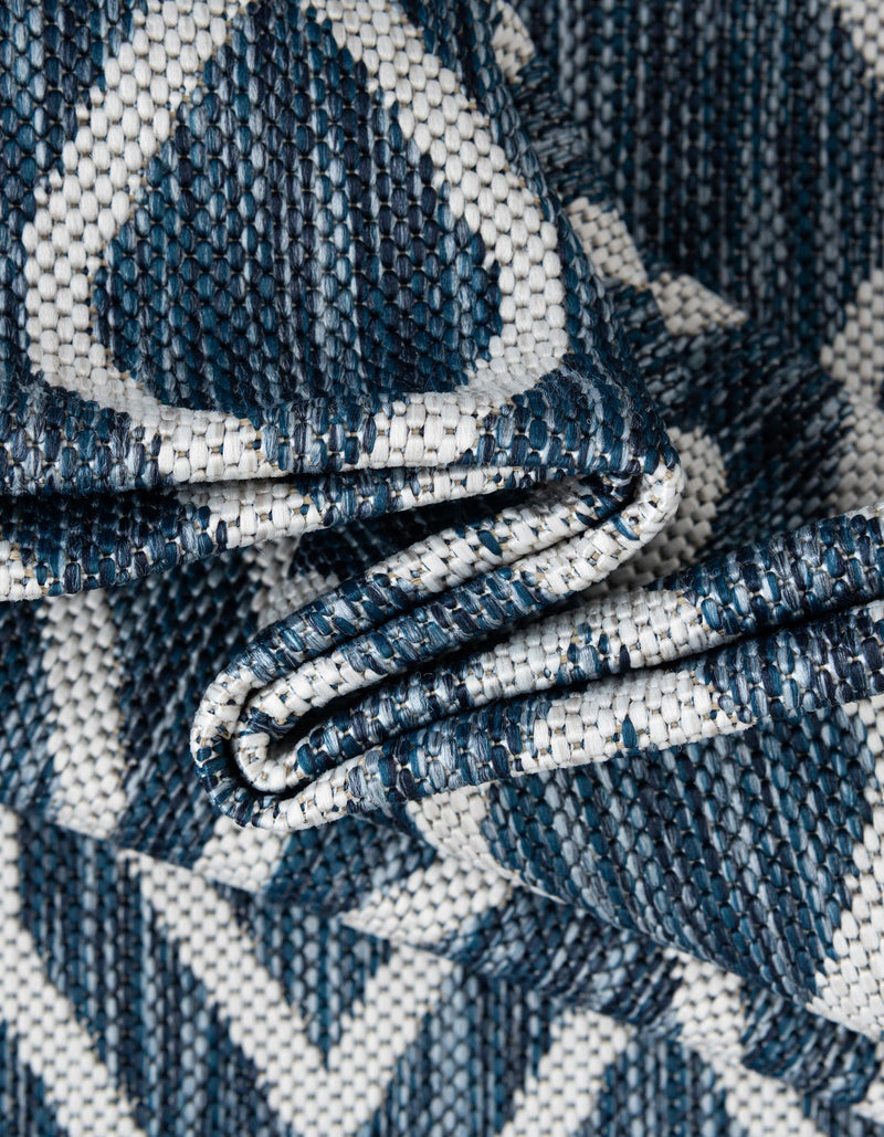 Urban Oasis Rugs Collection Area Rug - Boulevard (Blue) Square Blue lifestyle 12