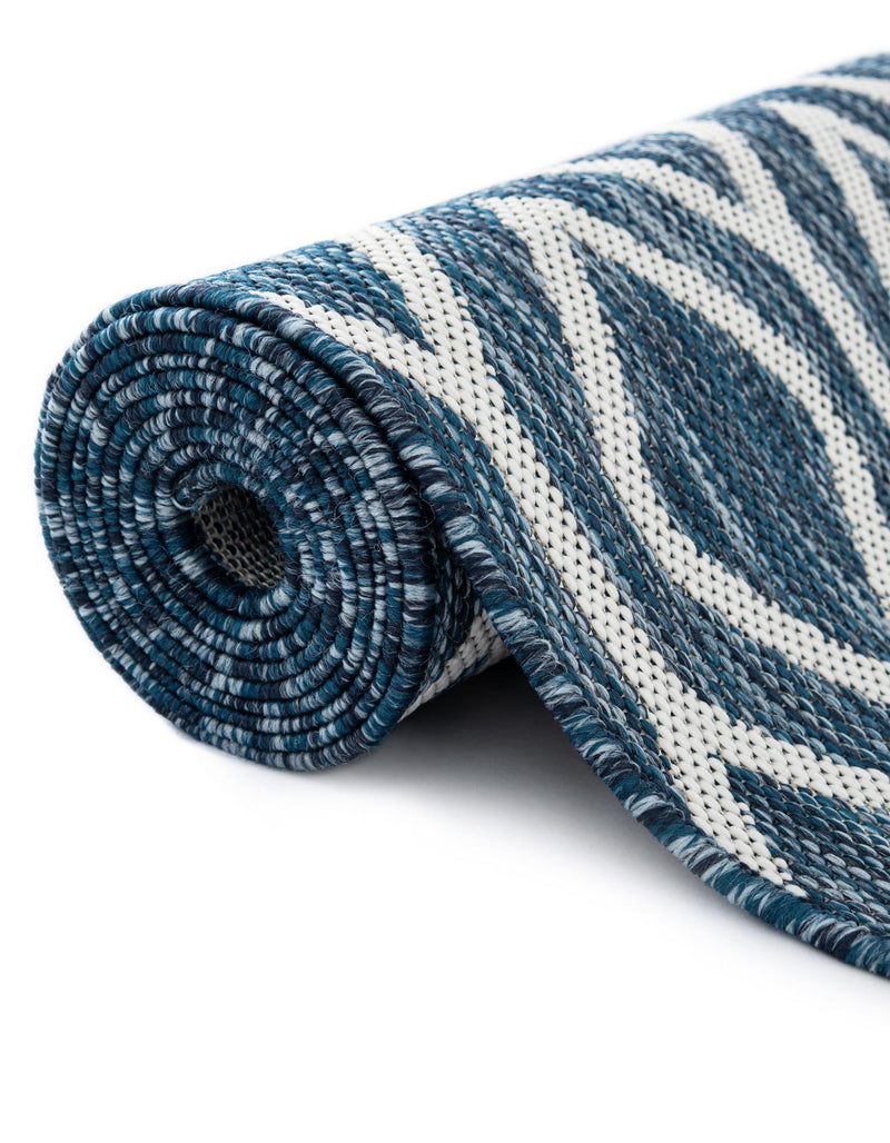 Urban Oasis Rugs Collection Area Rug - Boulevard (Blue) Square Blue lifestyle 20