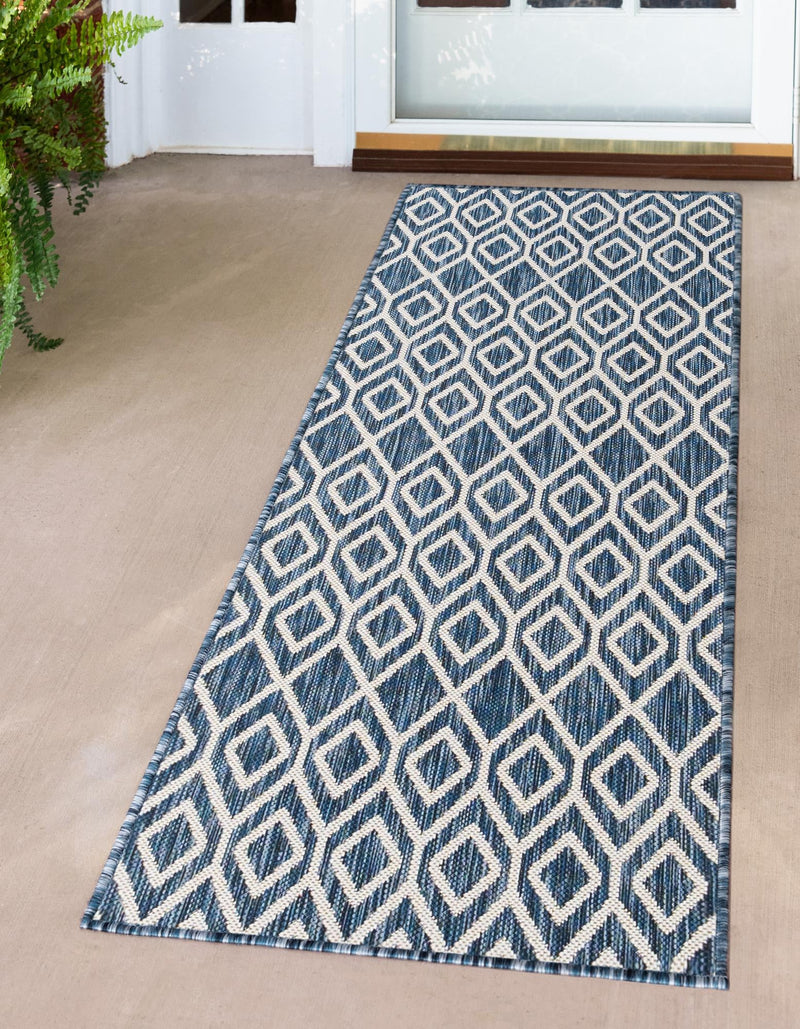 Urban Oasis Rugs Collection Area Rug - Boulevard (Blue) Runner Blue lifestyle 0
