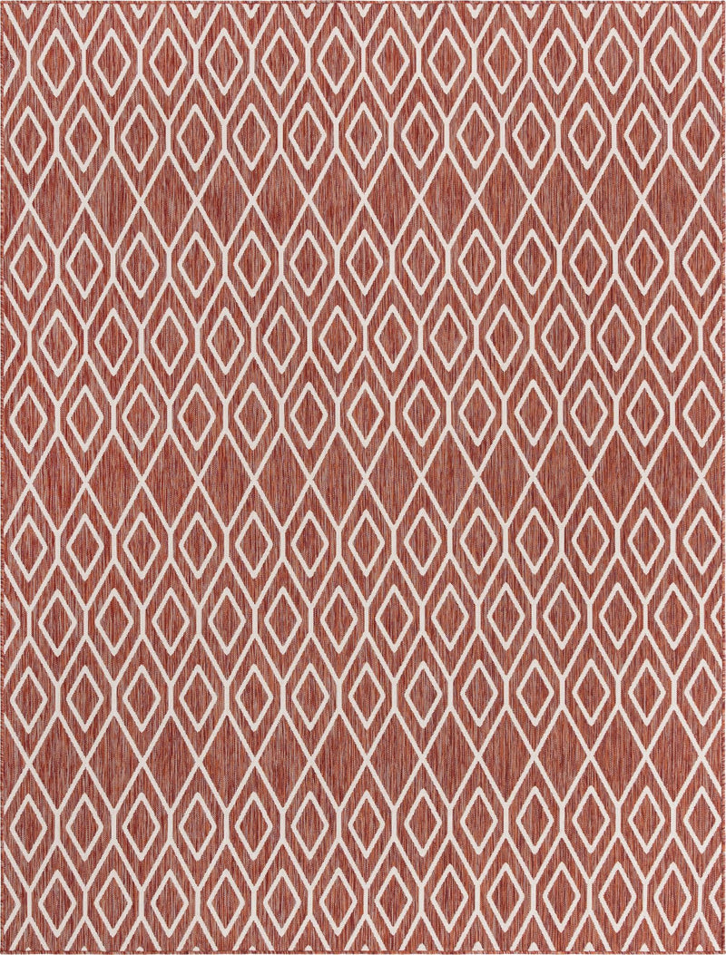 Urban Oasis Rugs Collection Area Rug - Boulevard (Rust Red) Rectangle Rust Red Main
