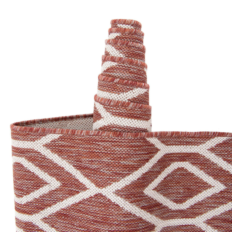 Urban Oasis Rugs Collection Area Rug - Boulevard (Rust Red) Square Rust Red lifestyle 18