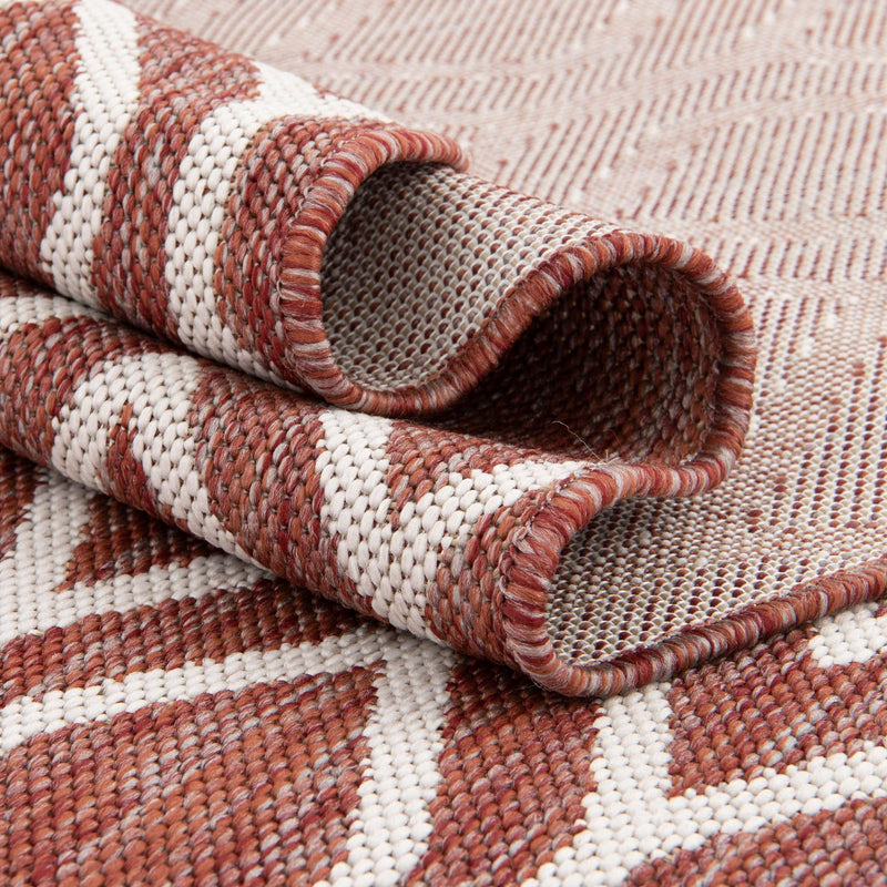 Urban Oasis Rugs Collection Area Rug - Boulevard (Rust Red) Square Rust Red lifestyle 22