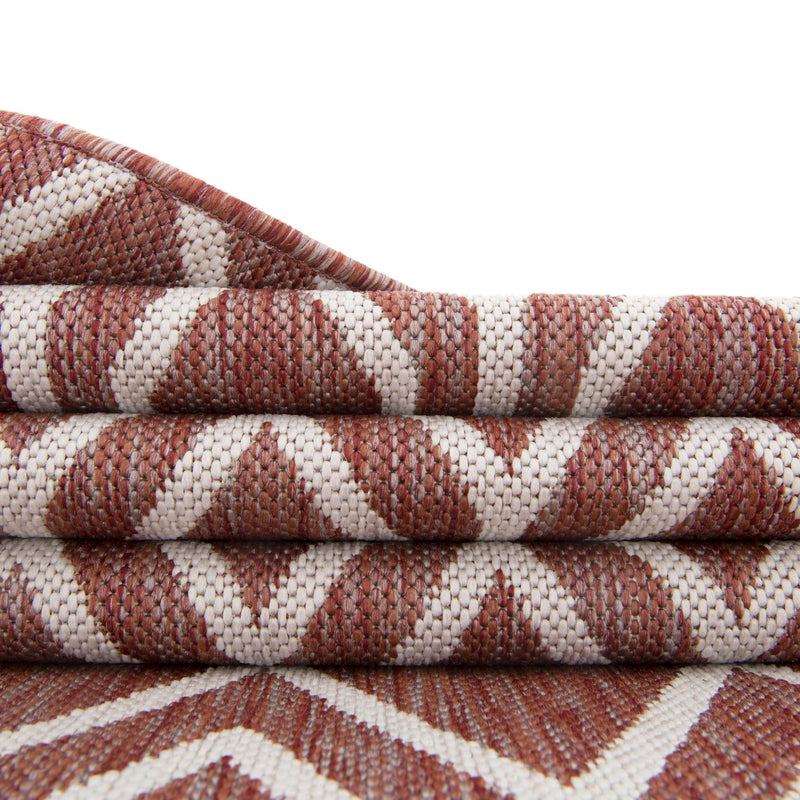 Urban Oasis Rugs Collection Area Rug - Boulevard (Rust Red) Square Rust Red lifestyle 24