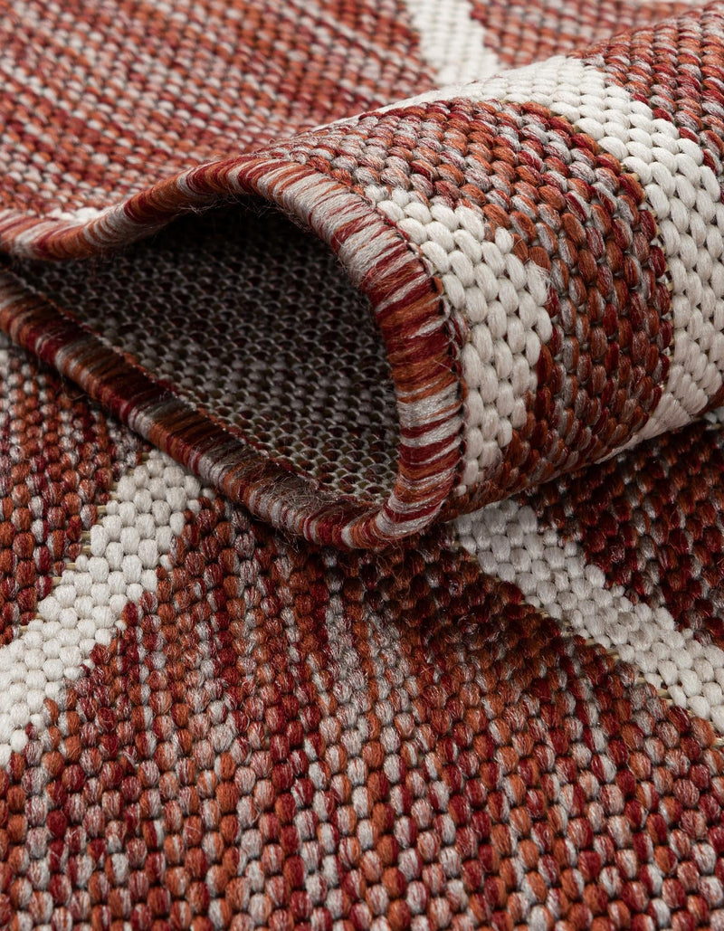 Urban Oasis Rugs Collection Area Rug - Boulevard (Rust Red) Rectangle Rust Red lifestyle 6