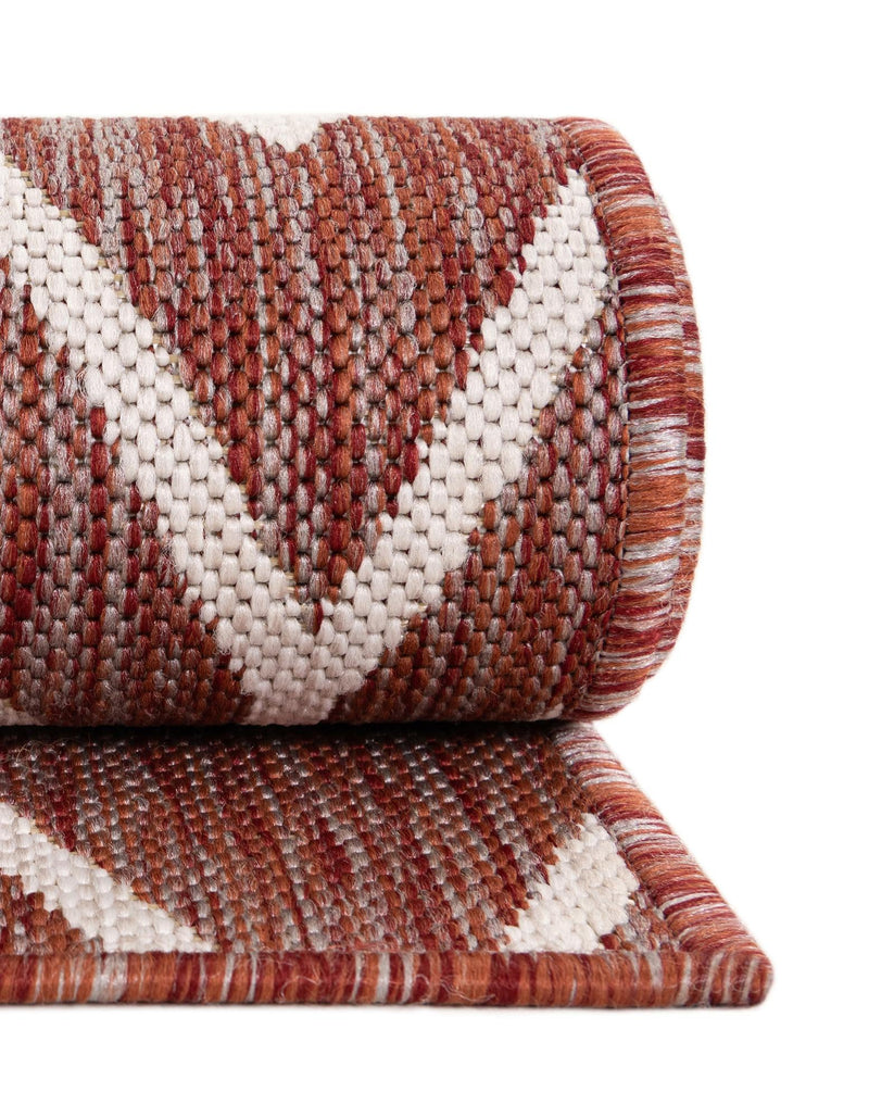 Urban Oasis Rugs Collection Area Rug - Boulevard (Rust Red) Rectangle Rust Red lifestyle 12
