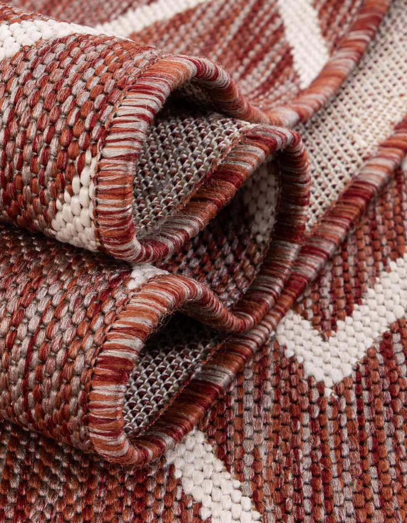 Urban Oasis Rugs Collection Area Rug - Boulevard (Rust Red) Rectangle Rust Red lifestyle 13