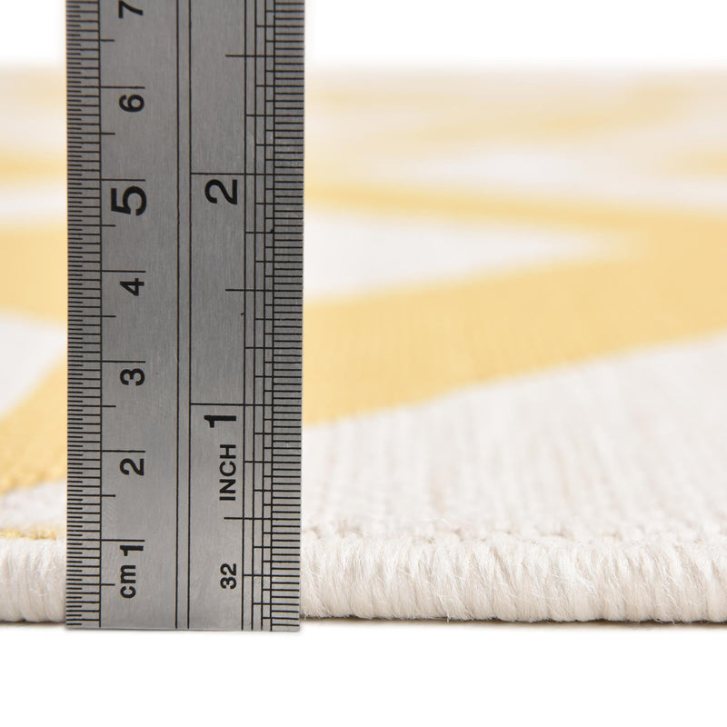 Urban Oasis Rugs Collection Area Rug - Highrise (Yellow) Square Yellow lifestyle 3