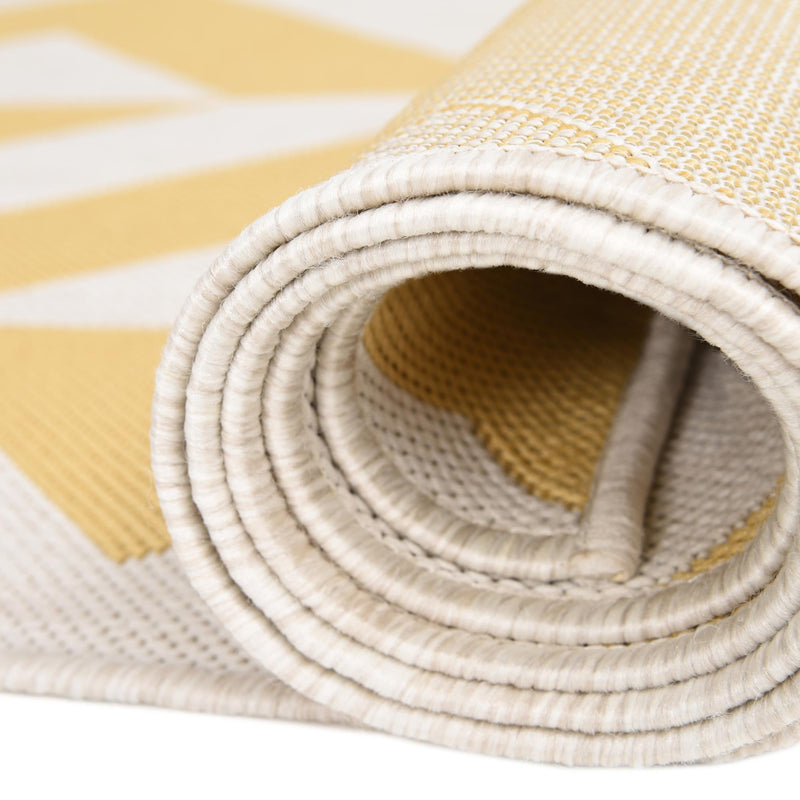 Urban Oasis Rugs Collection Area Rug - Highrise (Yellow) Square Yellow lifestyle 12