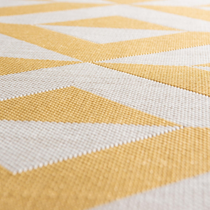 Urban Oasis Rugs Collection Area Rug - Highrise (Yellow) Round Yellow lifestyle 8