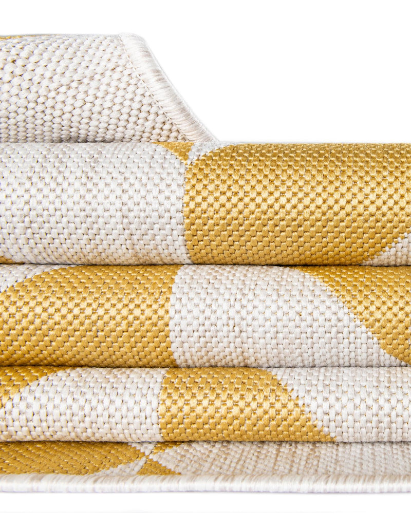 Urban Oasis Rugs Collection Area Rug - Highrise (Yellow) Rectangle Yellow lifestyle 14