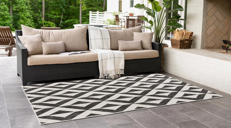 Urban Oasis Rugs Collection Area Rug - Highrise (Charcoal Gray) Rectangle Charcoal Gray lifestyle 2