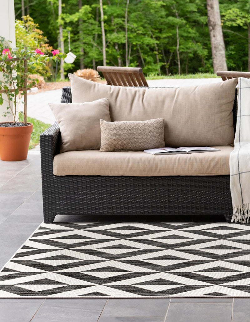 Urban Oasis Rugs Collection Area Rug - Highrise (Charcoal Gray) Rectangle Charcoal Gray lifestyle 5