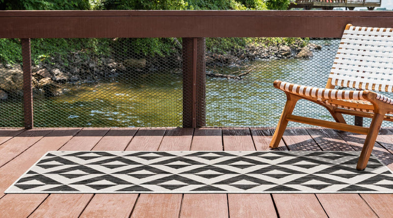 Urban Oasis Rugs Collection Area Rug - Highrise (Charcoal Gray) Runner Charcoal Gray lifestyle 3